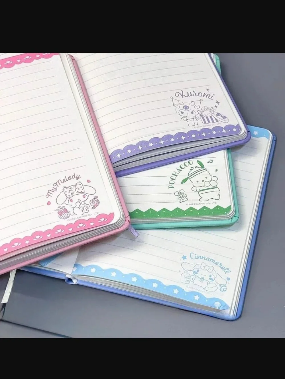 Sanrio Cinnamoroll B6 notebook/soft PU embossed cover